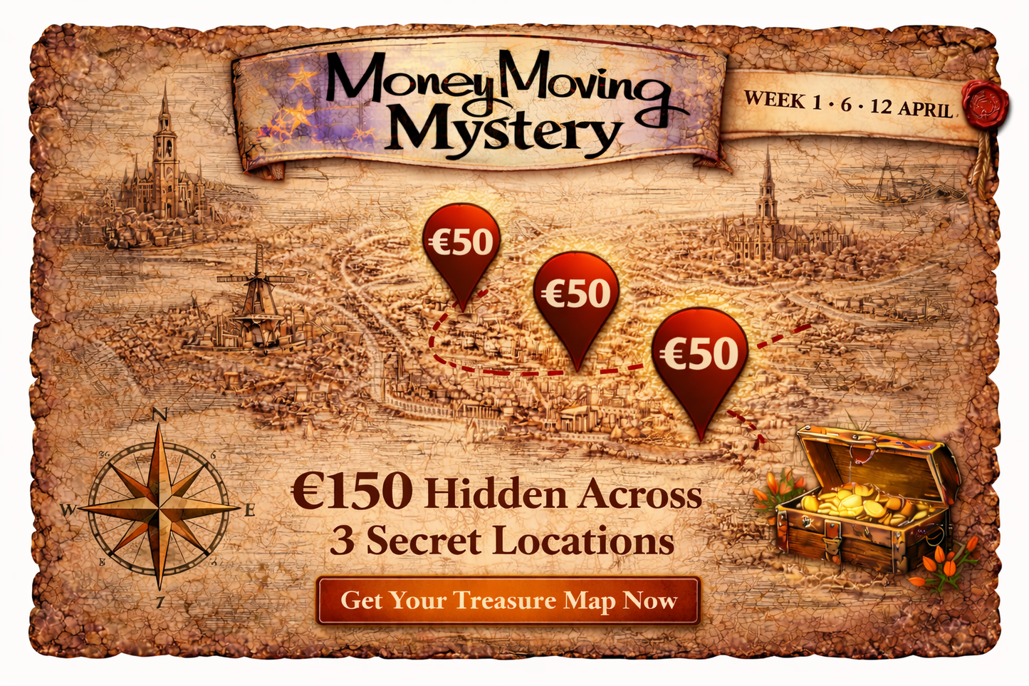 Treasure Map 6-12 April 3 Cities