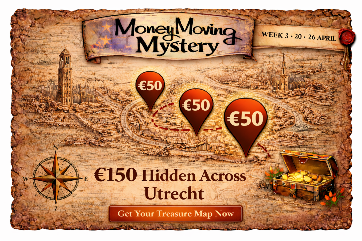 Treasure Map 20-26 April Utrecht